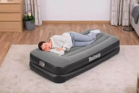Bestway TriTech Single Airbed Aerolux Mattress with Electric Pump 191x 97x 46 Cm - Image 2