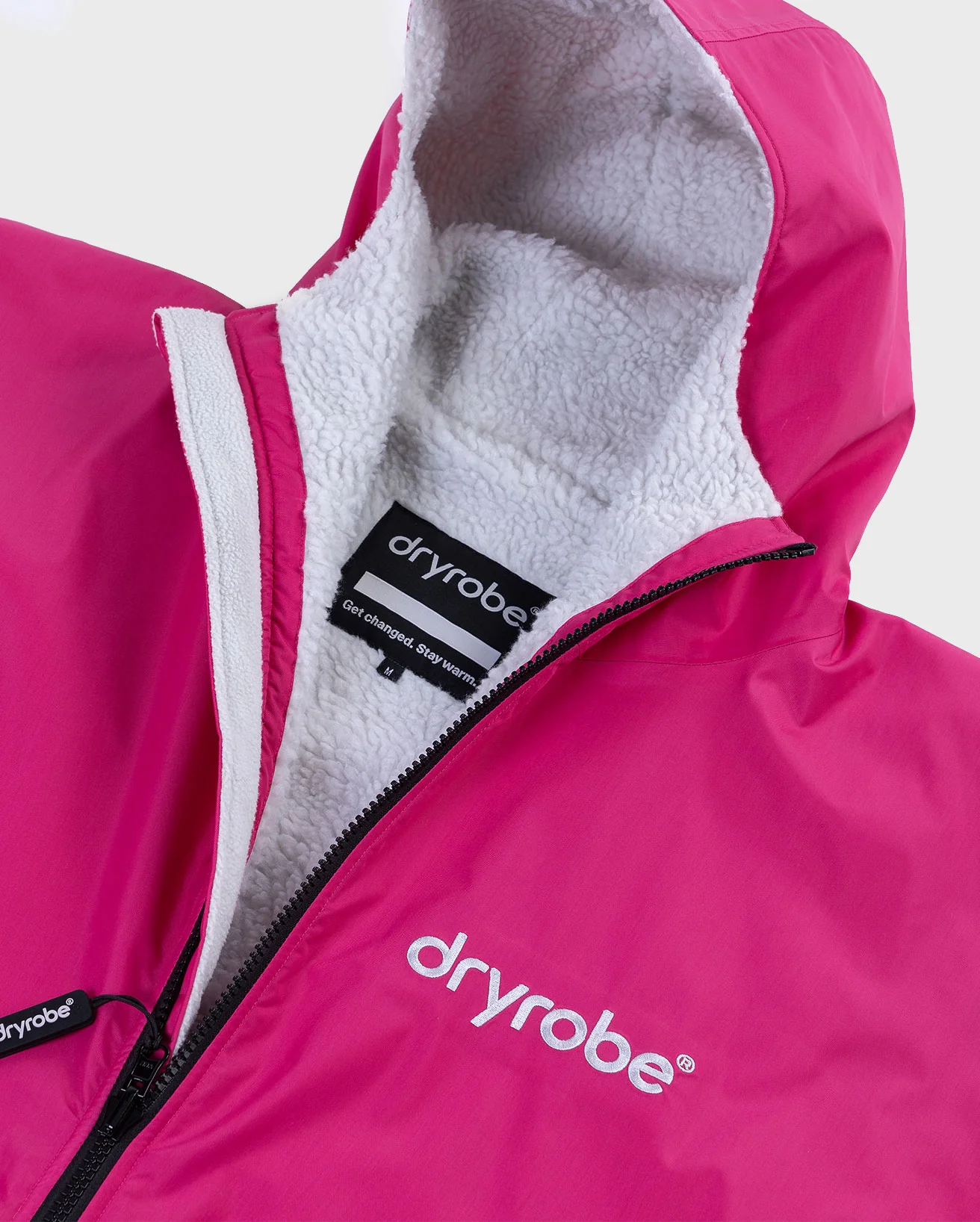 Dryrobe Advance Kids Long Sleeve Pink / Grey - Image 6