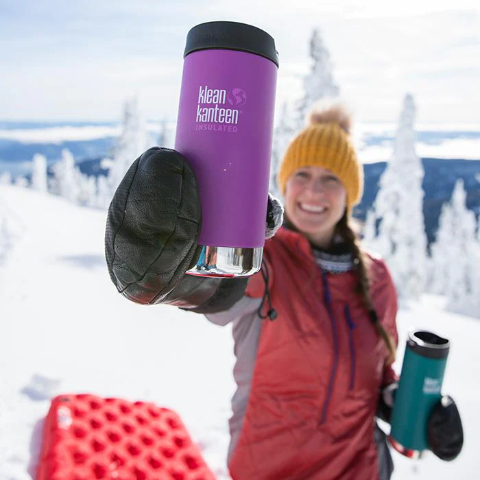 Klean Kanteen Insulated TK Wide with Café Cap 355ml - Berry - Image 2