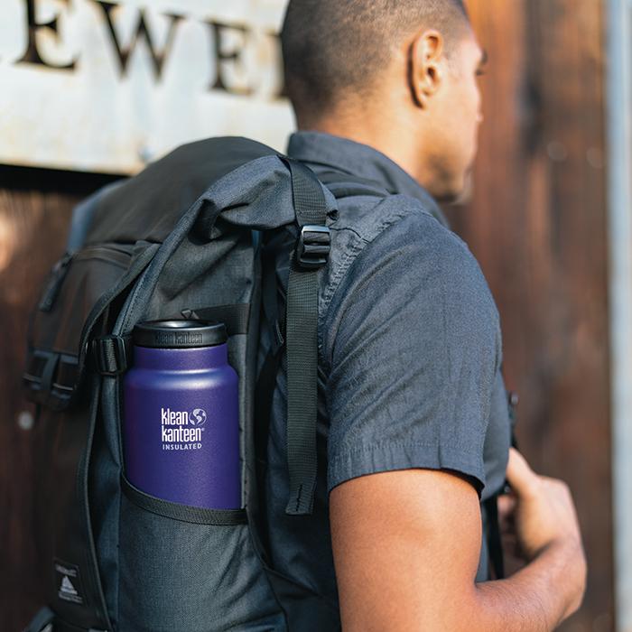 Klean Kanteen Insulated TK Wide with Café Cap 473ml - Black - Image 3