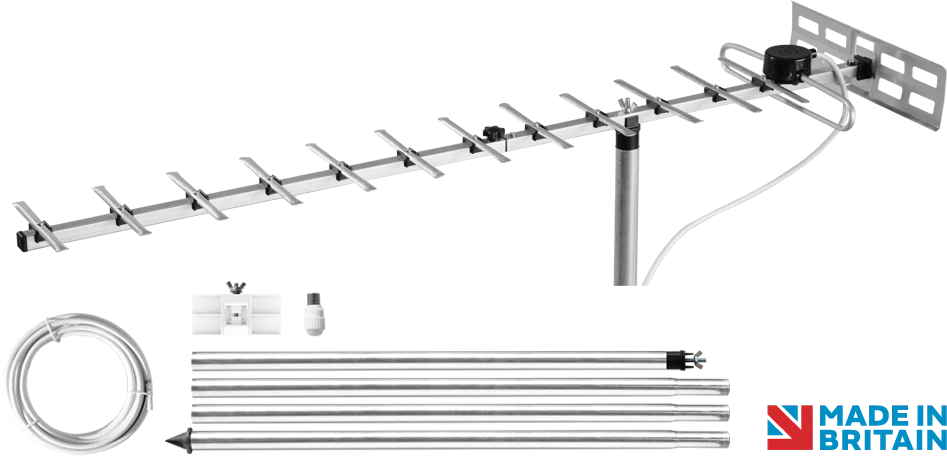Maxview Mobile 14 Element TV Aerial Kit