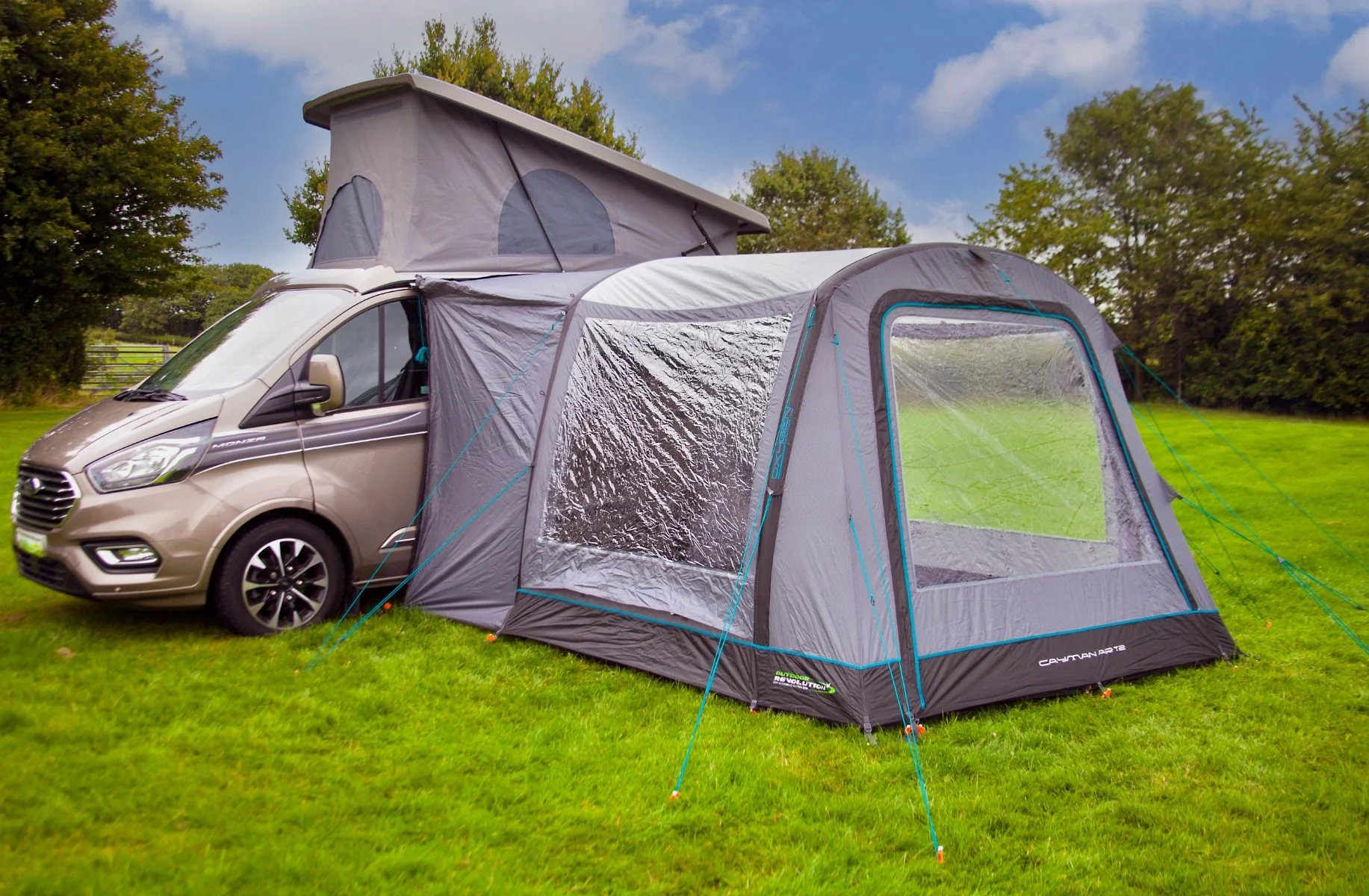 Outdoor Revolution Cayman Air T2 Mid Height Drive Away Awning 2025 - Image 2