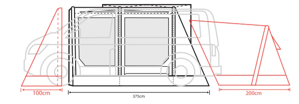 Outdoor Revolution Movelite T3E Low Drive Away Awning - Image 3