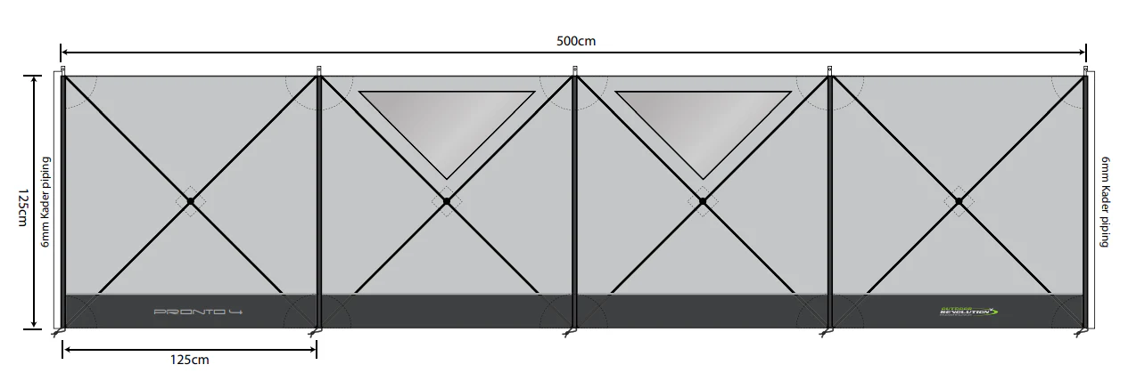 Outdoor Revolution Pronto Compact 4 Windbreak - Image 5