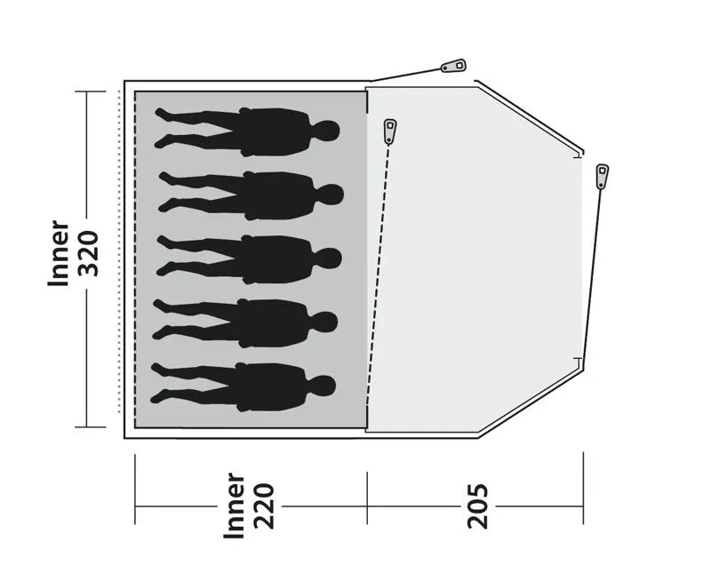Outwell Earth 5 Plus Tent - Image 5