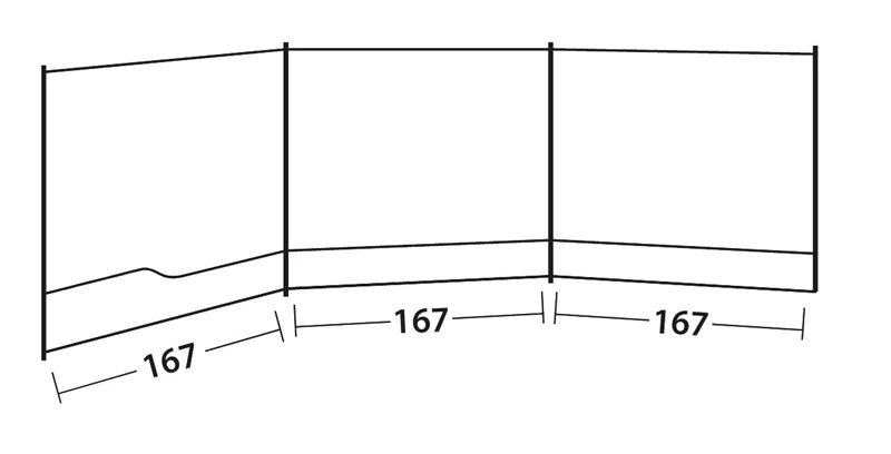 Outwell Windscreen Grey - Image 2