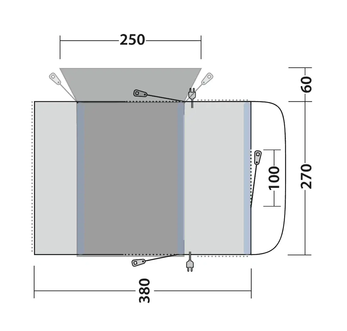 Outwell Wolfburg Air Drive Away Awning - Image 5