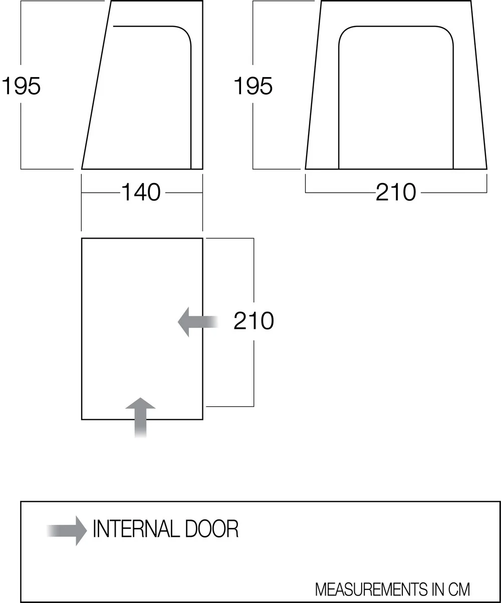 Vango Drive Away Awning Inner Bedroom - BR001 - Image 2