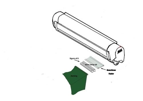 Quest Driveaway Kit for 6mm & 4mm Rails 3m Set - Image 4