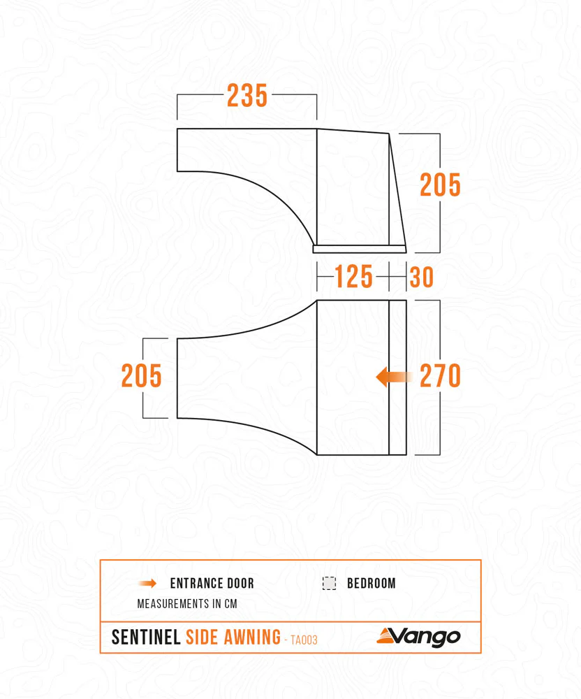 Vango Experience Side Awning - SentAct - TA003 - Image 2