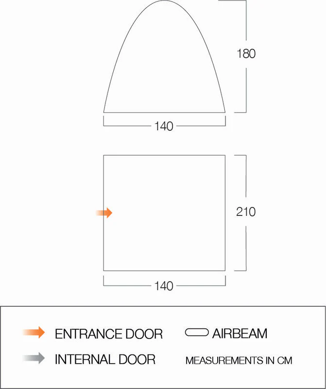 Vango Freestanding Inner Bedroom - BR003 - Image 2