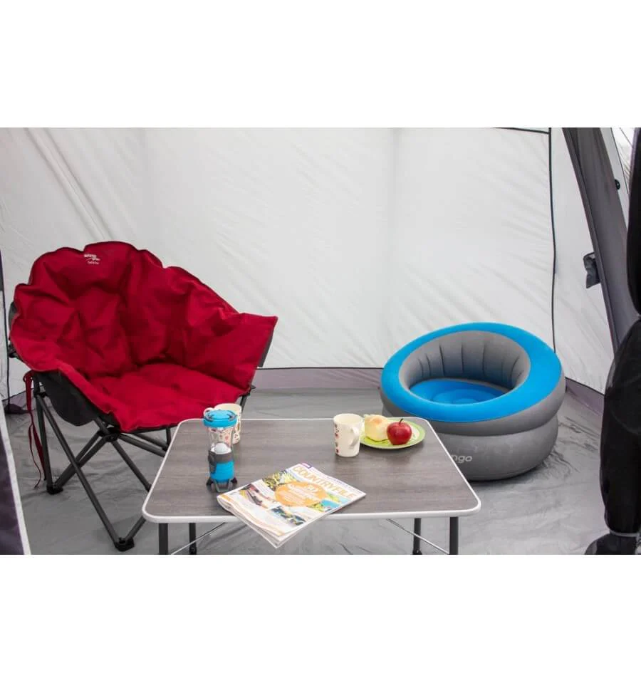 Vango Inflatable Donut Flocked Chair - Grey - Image 3