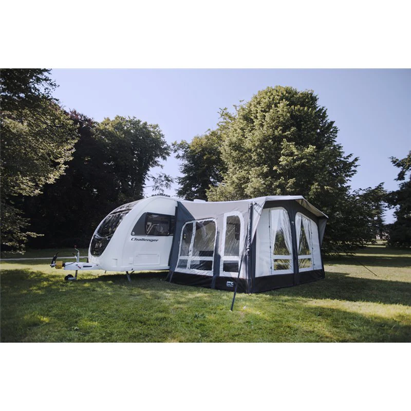 Vango Riviera Air Awning 390 Elements TC Package With Free Tall Annex Elements TC - Riviera, Caravan Awning Side Canopy and    CP225 - Breathable Fitted Carpet - Riviera 390 - Image 9