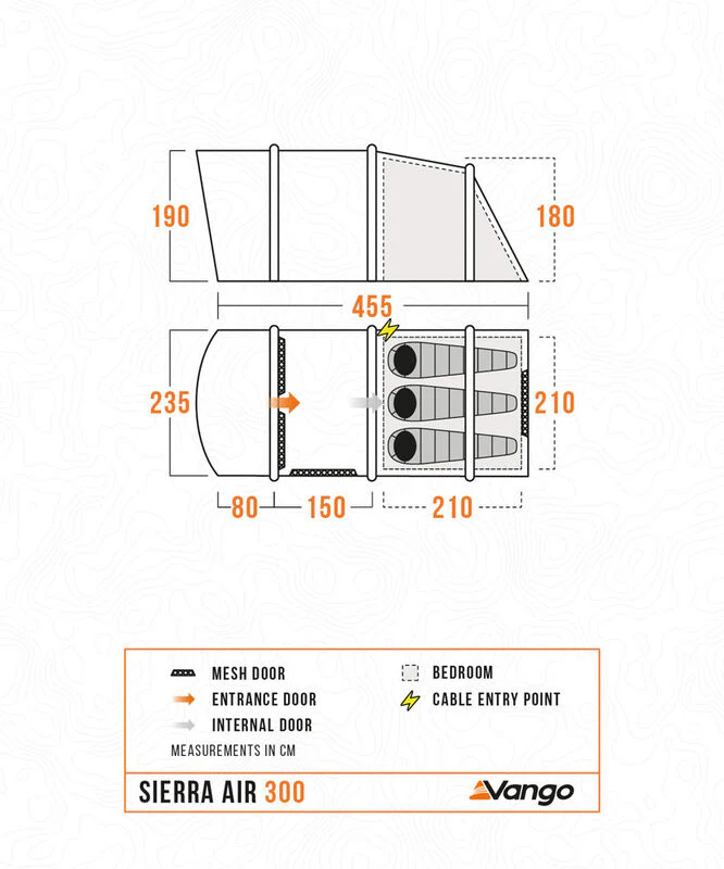 Vango Sierra Air 300 Tent - Image 7